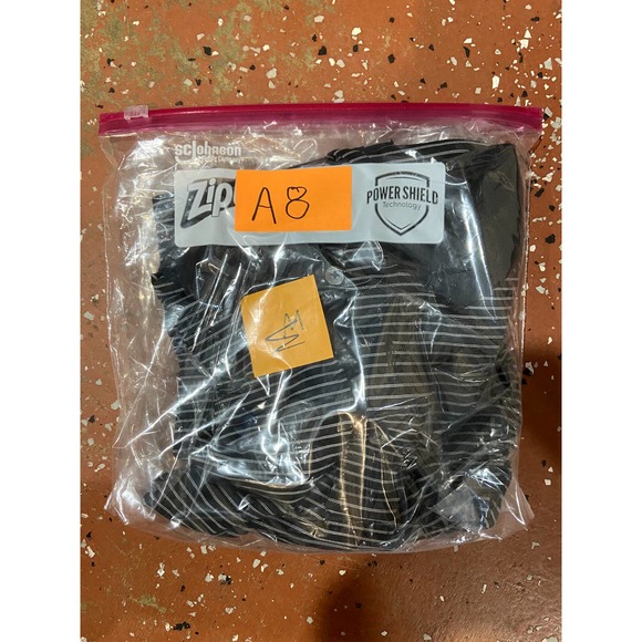 Roundtree & Yorke Black & White Striped Polo Shirt - Picture 4 of 4